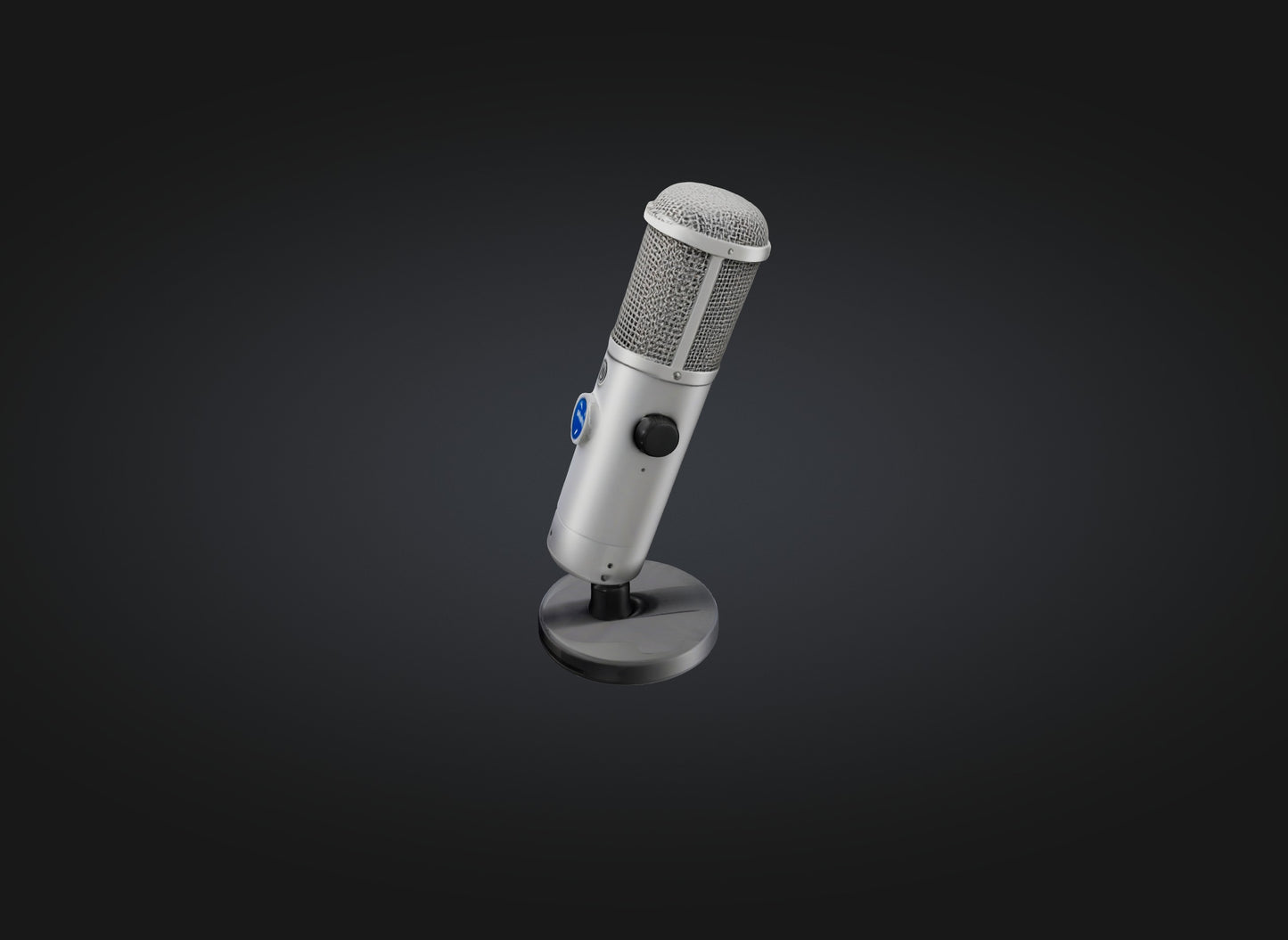 3D model microphone model VR / AR / low-poly