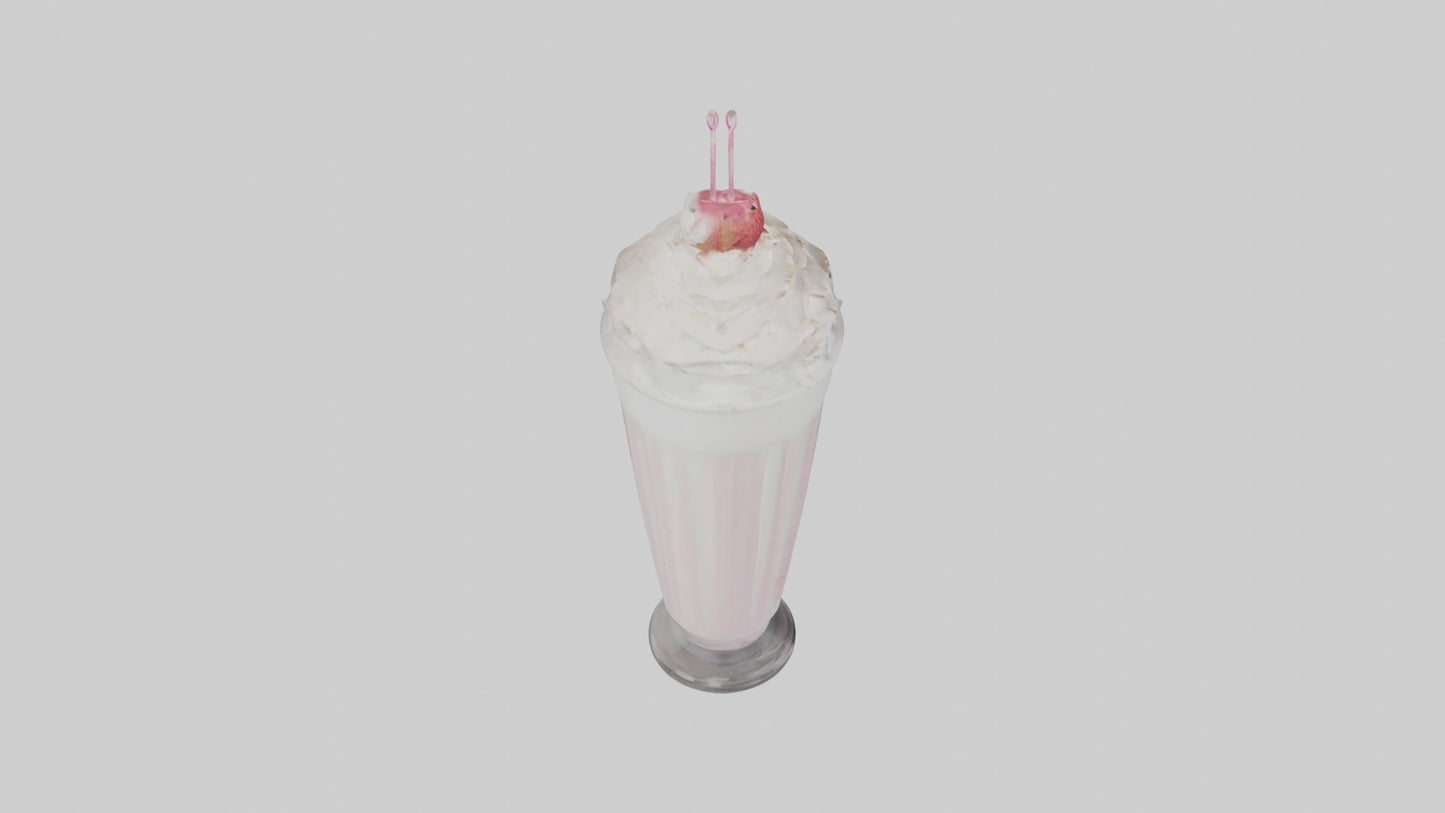 3D model Milkshake model VR / AR / low-poly
