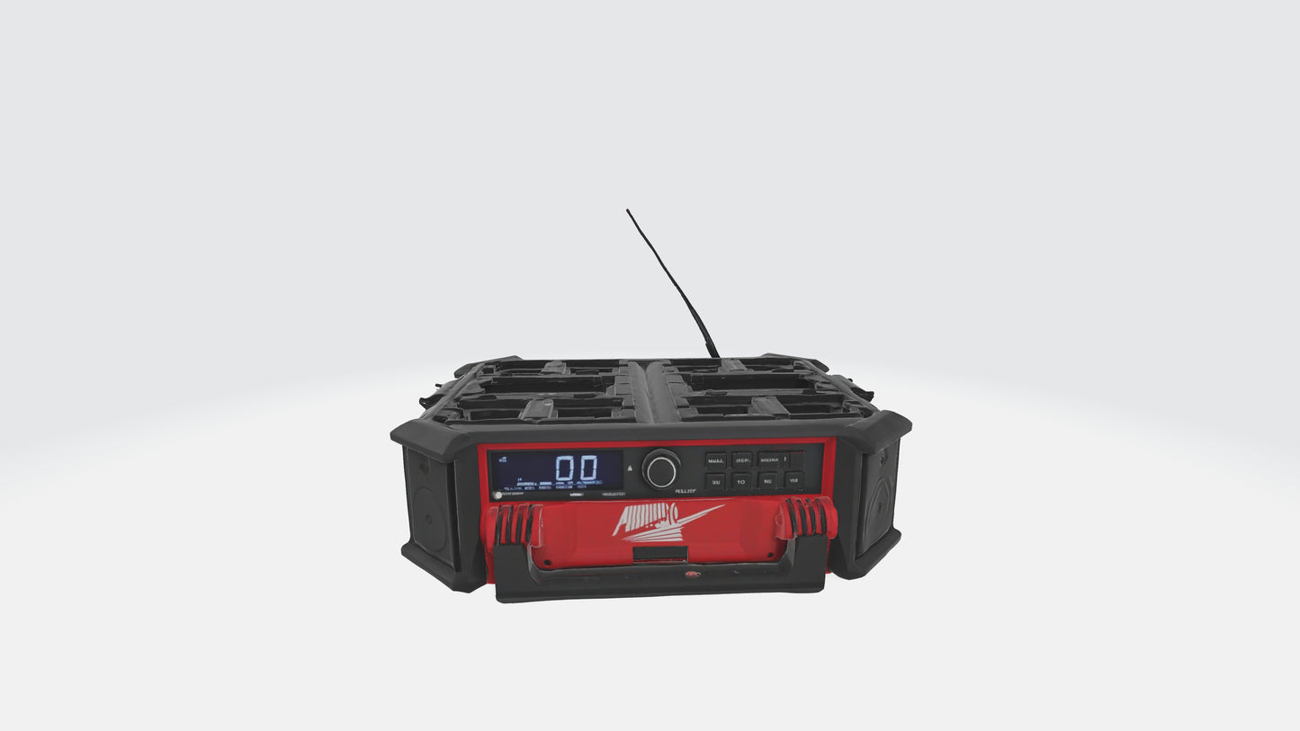 milwaukee packout radio model 3D model