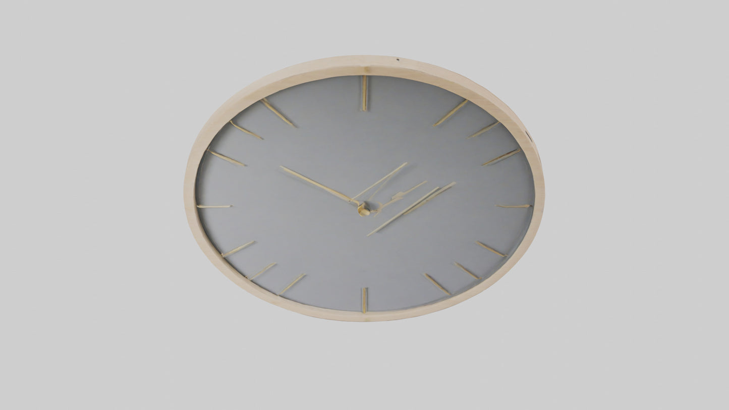Minimalist Wall Clock model 3D model