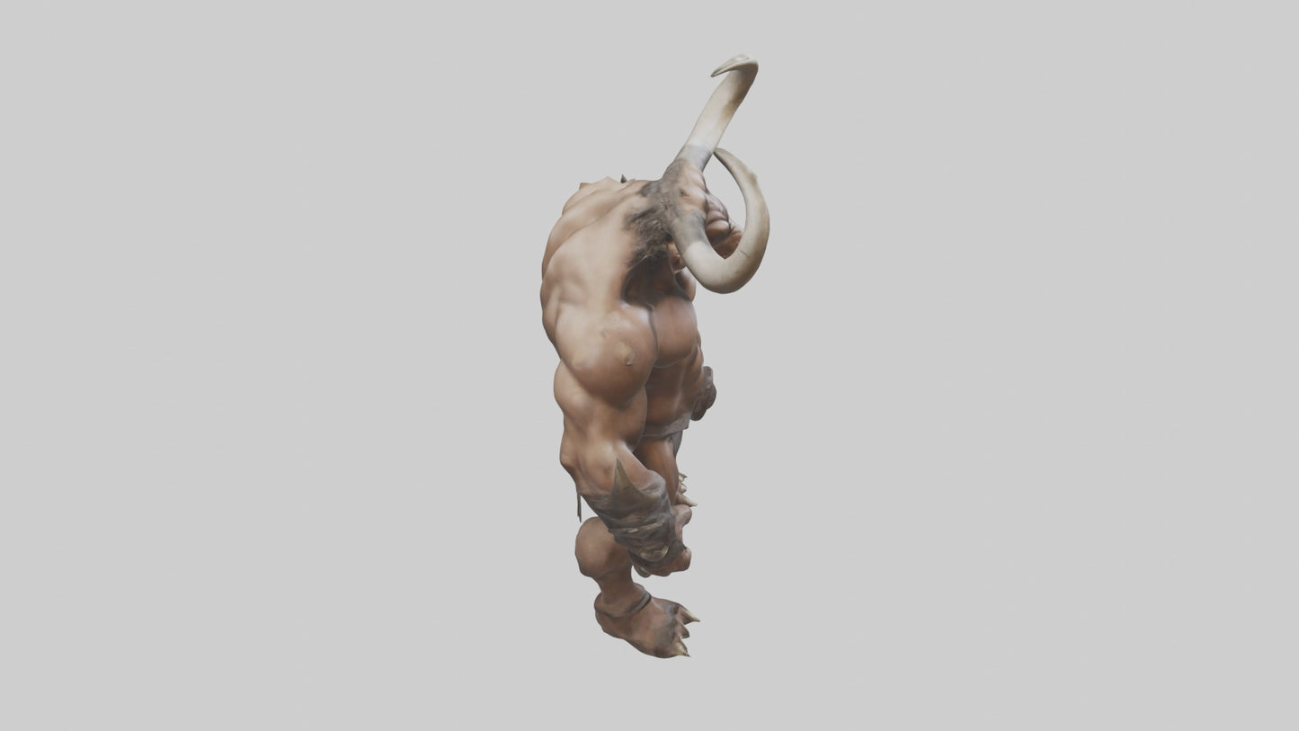 3D model Minotaur Model VR / AR / low-poly