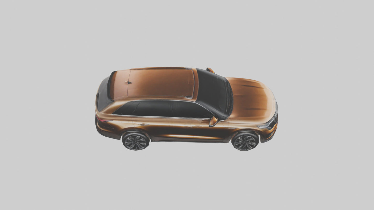 Modern Luxury SUV model VR / AR / low-poly