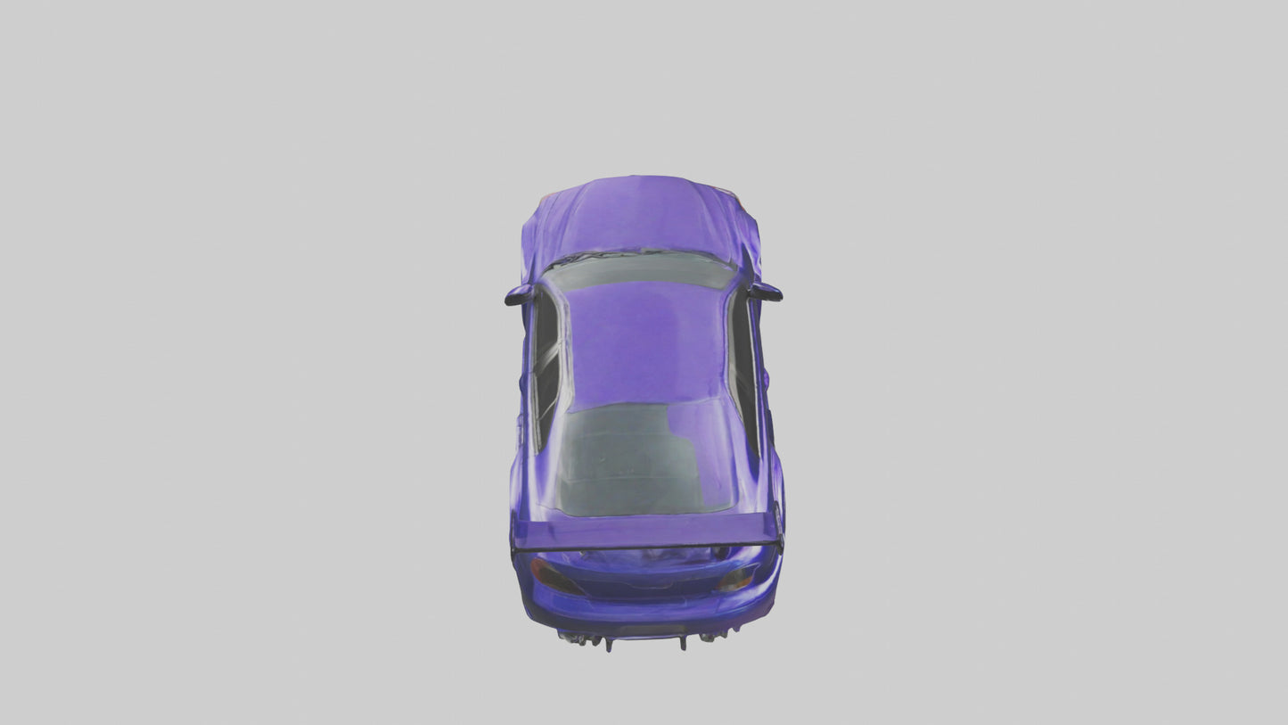 Modified Street Racing Sedan model 3D model