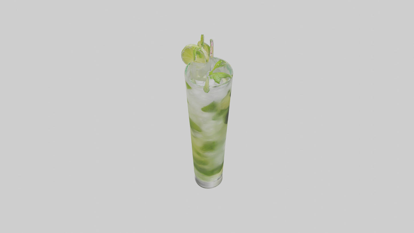 3D model Mojito model VR / AR / low-poly