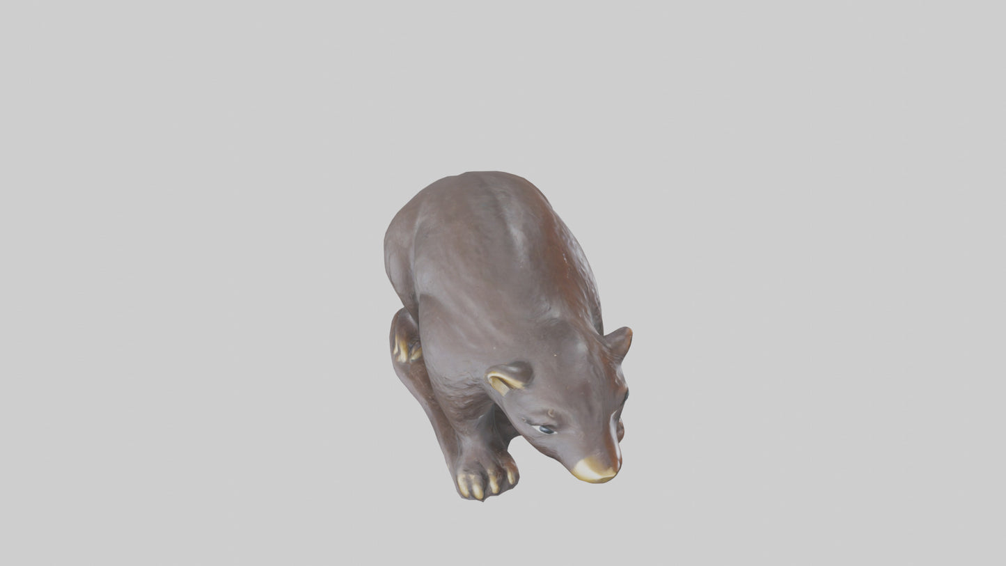 3D model Mole statue model VR / AR / low-poly