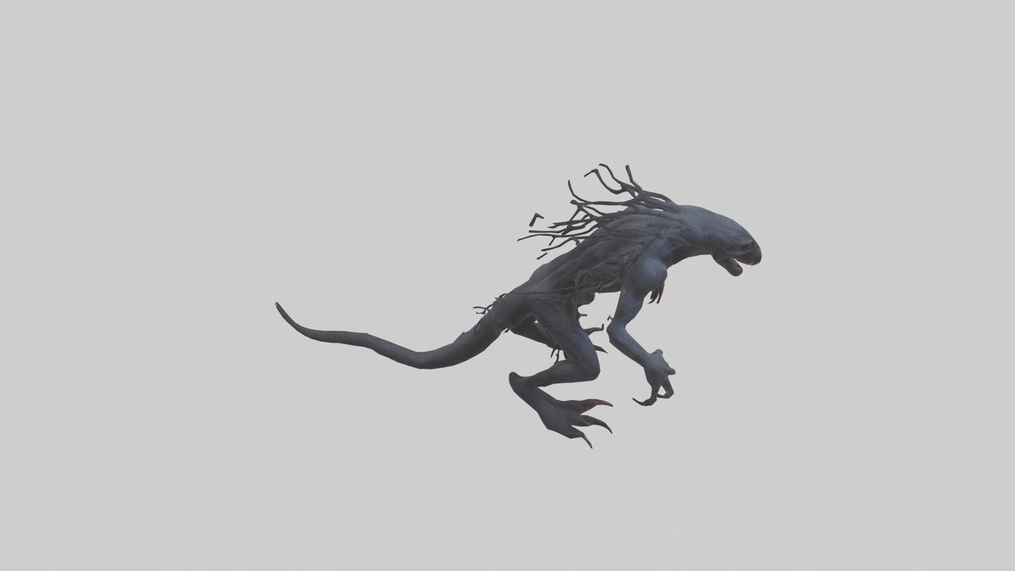 Monster of Darkness model VR / AR / low-poly