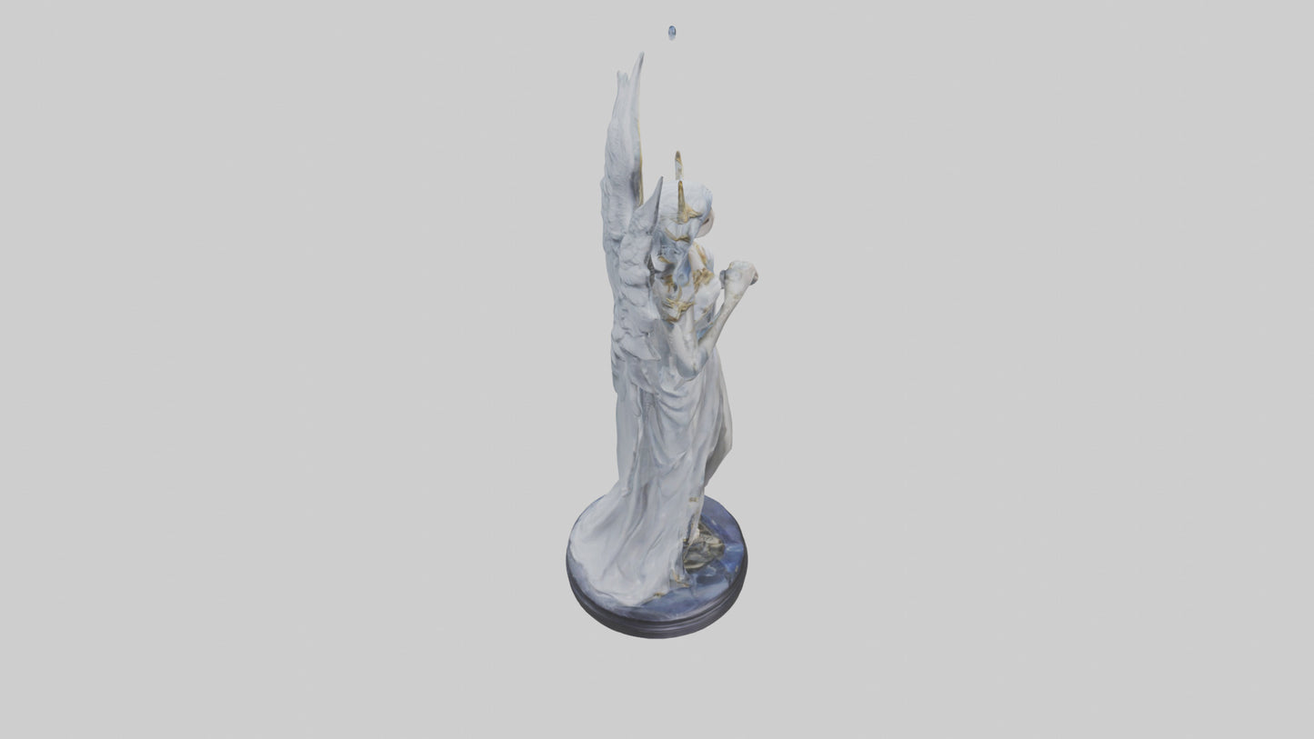 Moonlight Seraph Statue Model 3D model