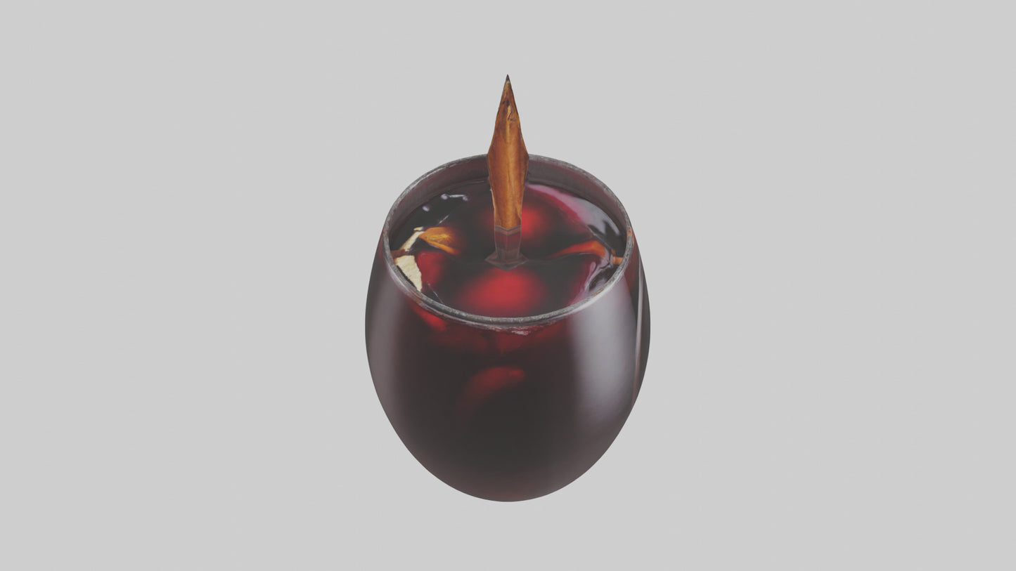 3D model Mulled wine model VR / AR / low-poly