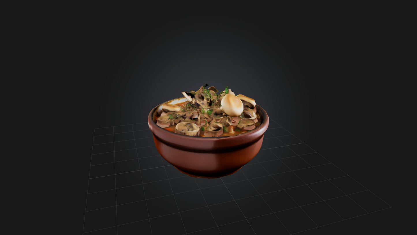 3D model Mushroom Stew VR / AR / low-poly