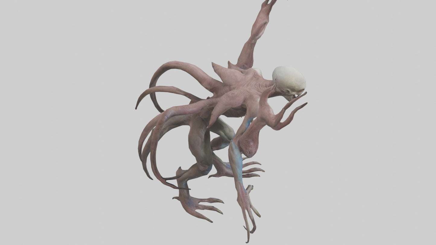 3D model Mutant Creature model VR / AR / low-poly