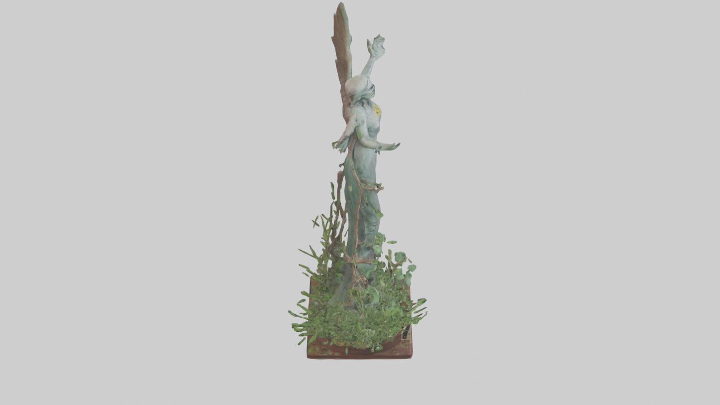 3D model Natures Revival Memorial Statue model VR / AR / low-poly
