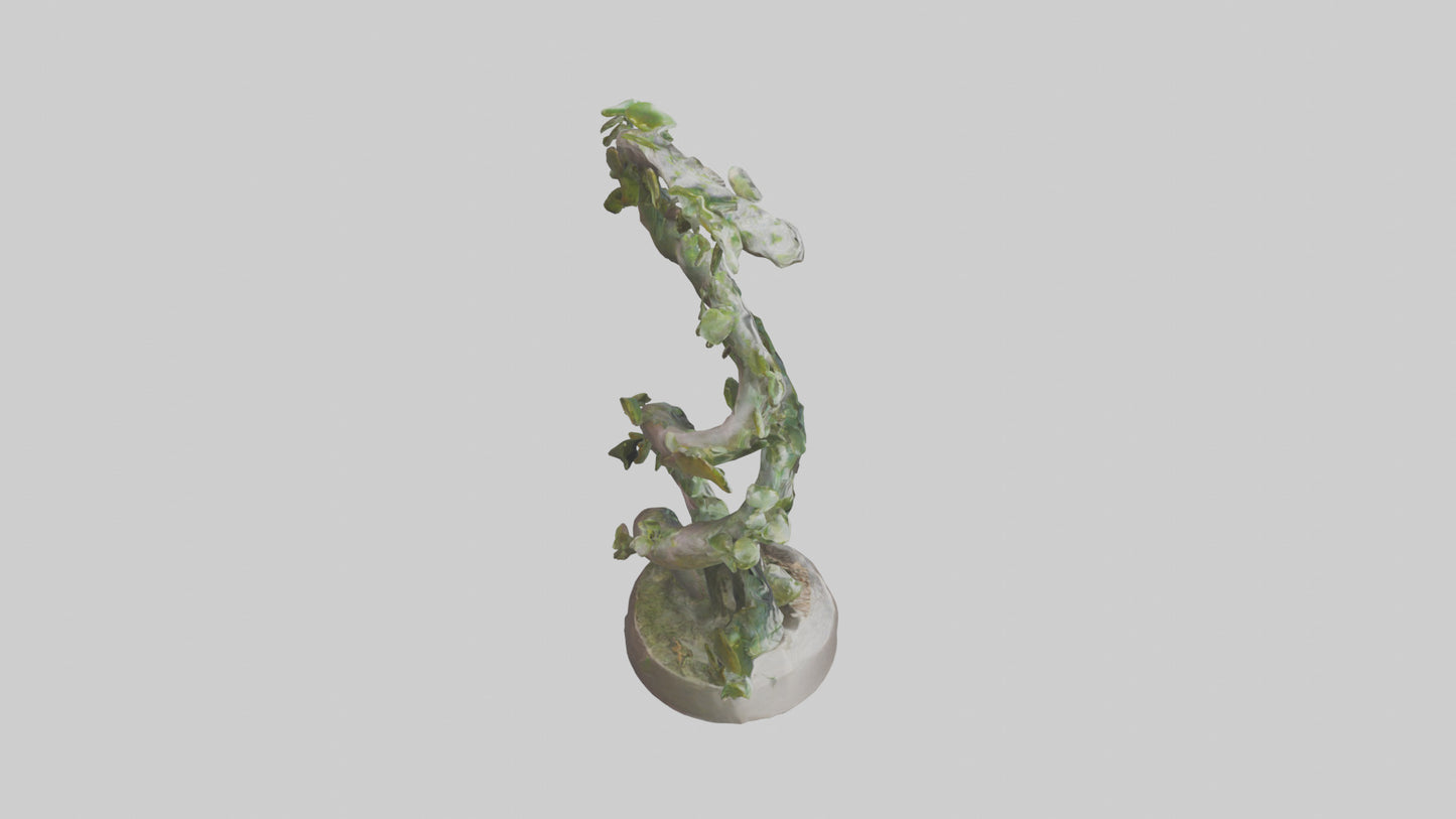 3D model Natures Spiral statue model VR / AR / low-poly