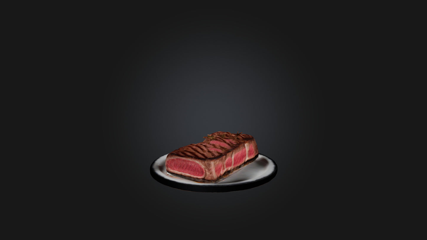 3D model New York Strip Model VR / AR / low-poly