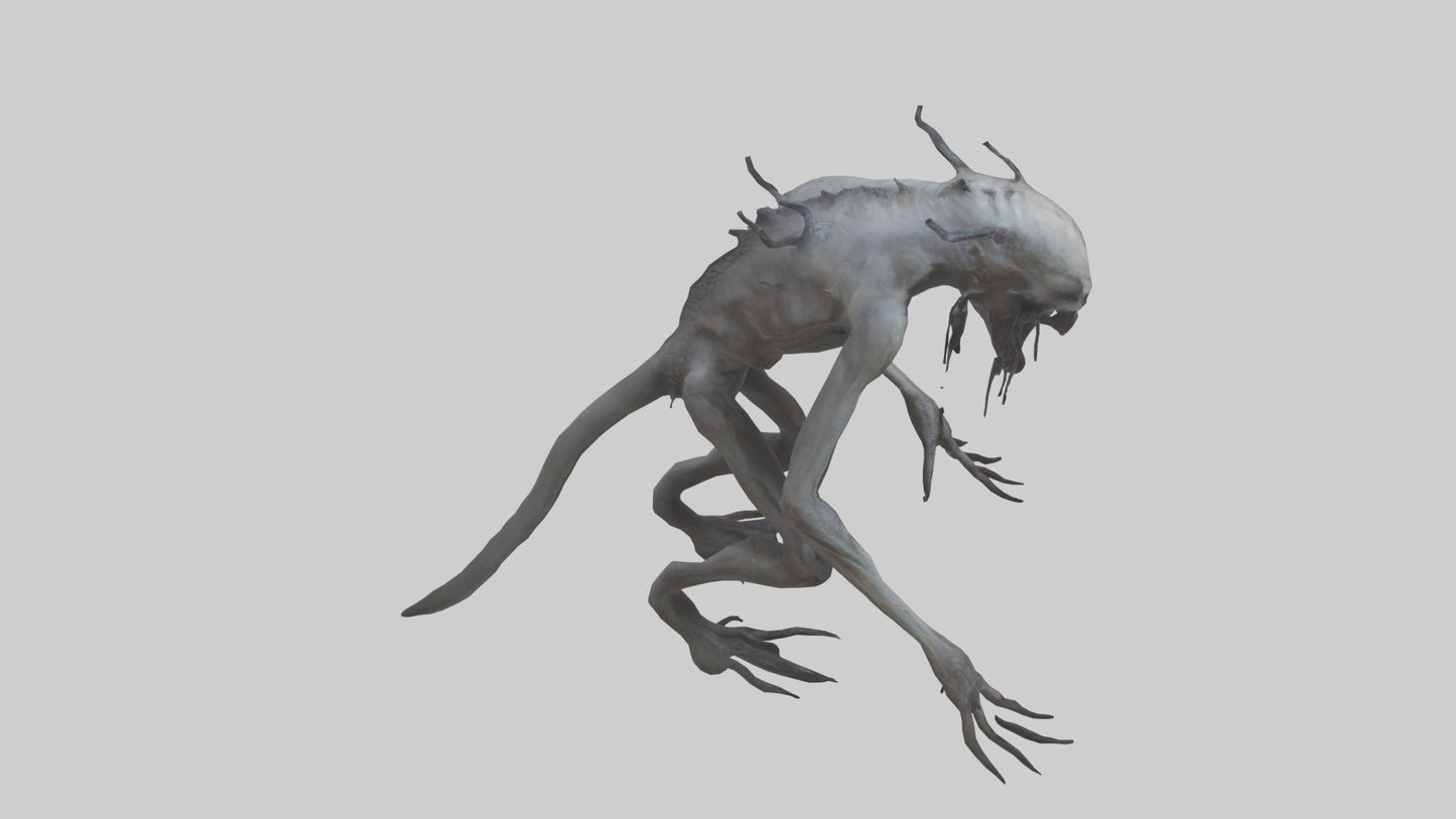 Nightmare creature model VR / AR / low-poly