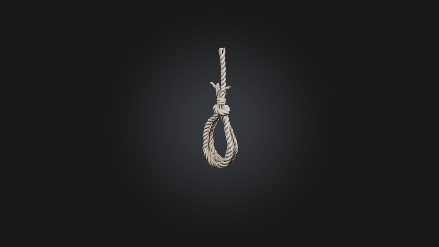 3D model Noose VR / AR / low-poly