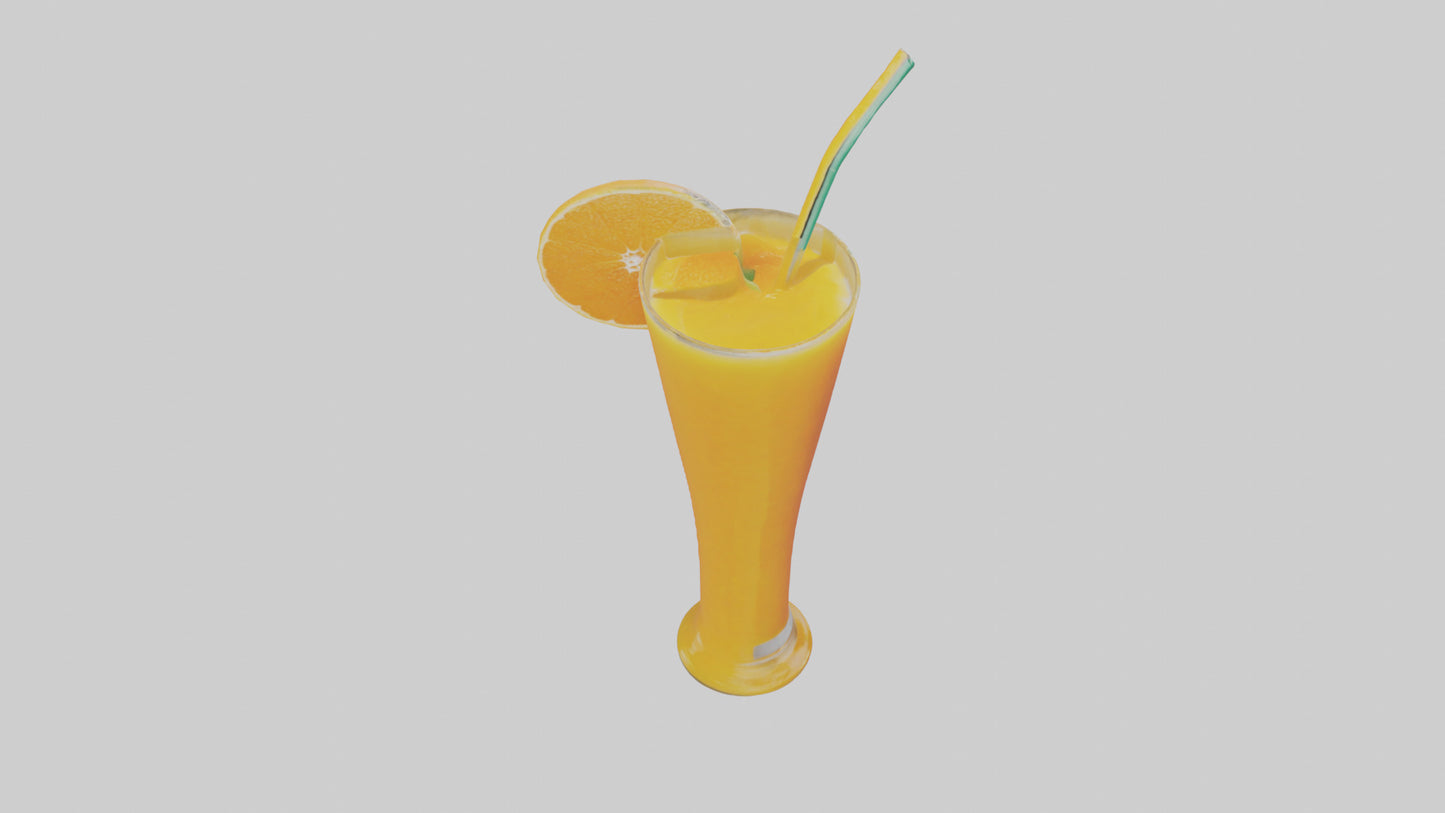 Orange juice model 3D model