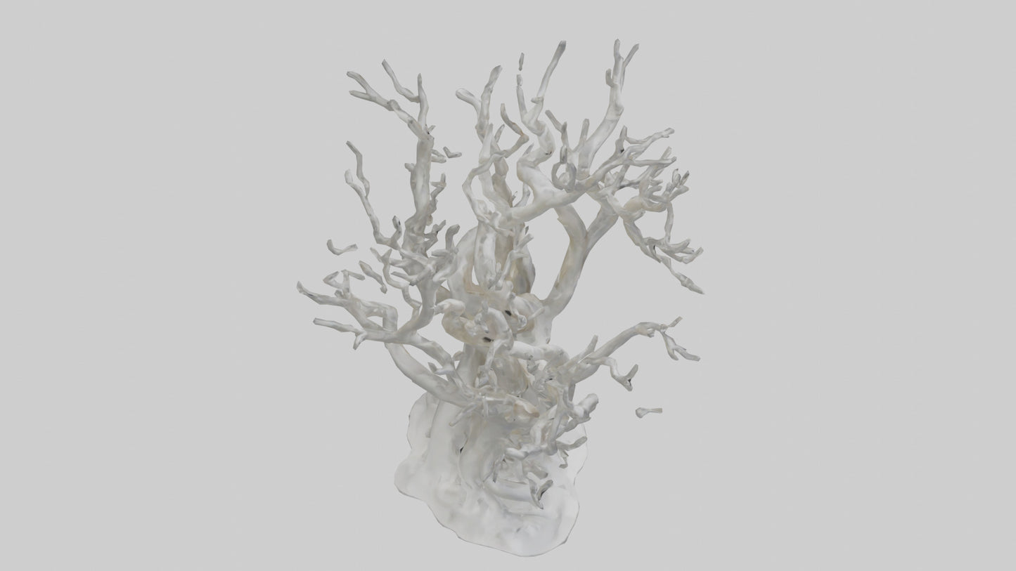 Organic Structure statue model 3D model