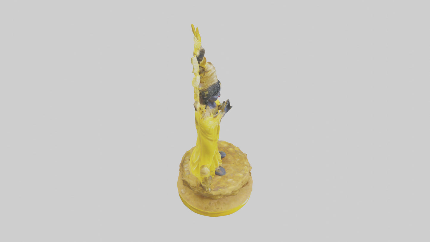 Oshun statue model 3D model