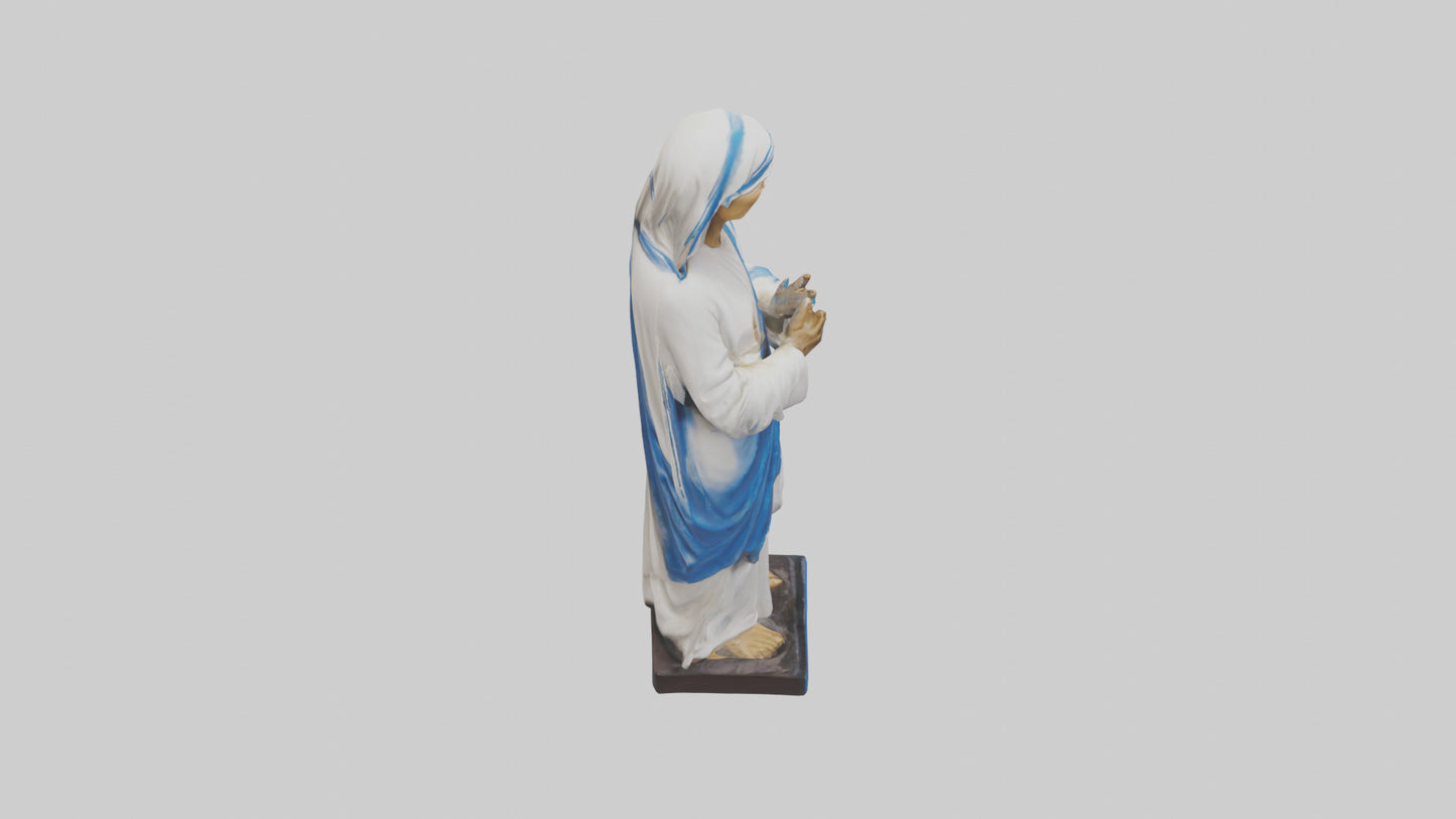 3D model other Teresa statue model VR / AR / low-poly