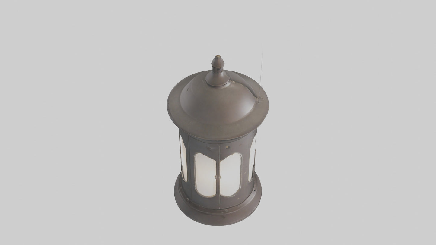3D model Outdoor lantern model VR / AR / low-poly