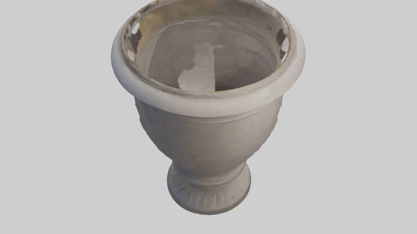 Outdoor vase model 3D model