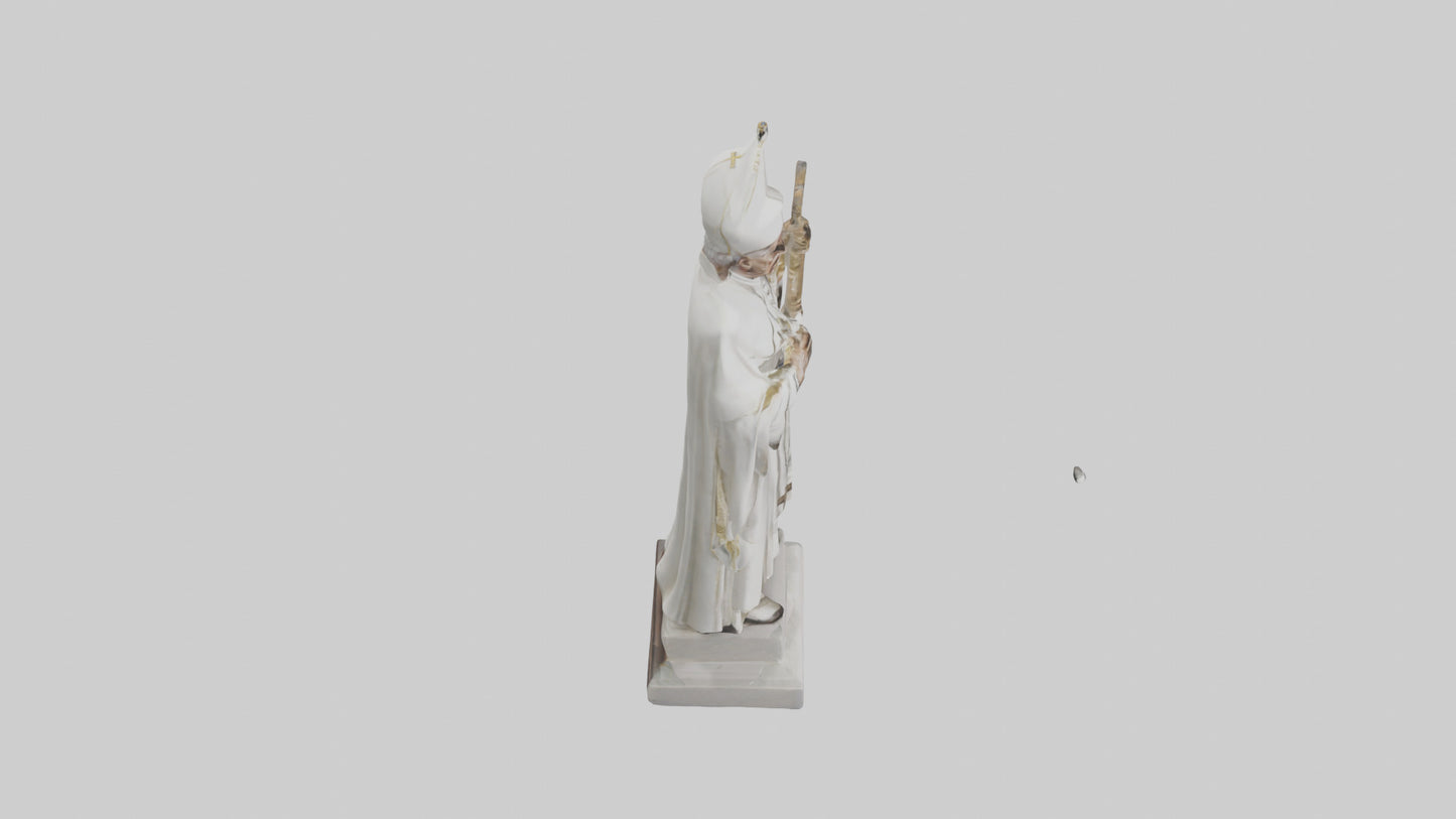 3D model Pope Memorial statue model VR / AR / low-poly