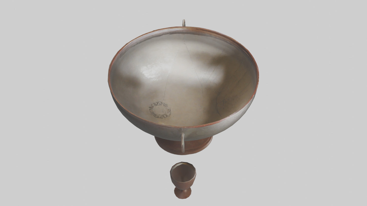 3D model Punch Bowl model VR / AR / low-poly