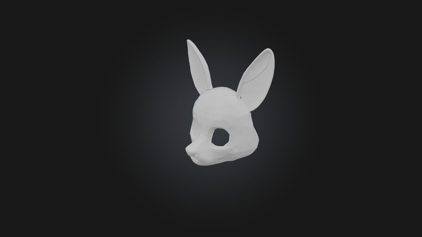 rabbit mask 3D model