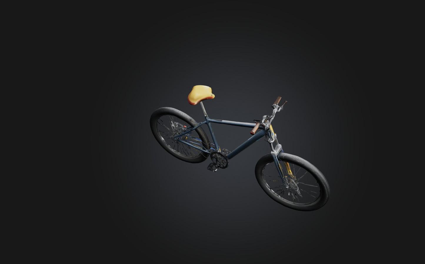 3D model Realistic Bicycle VR / AR / low-poly