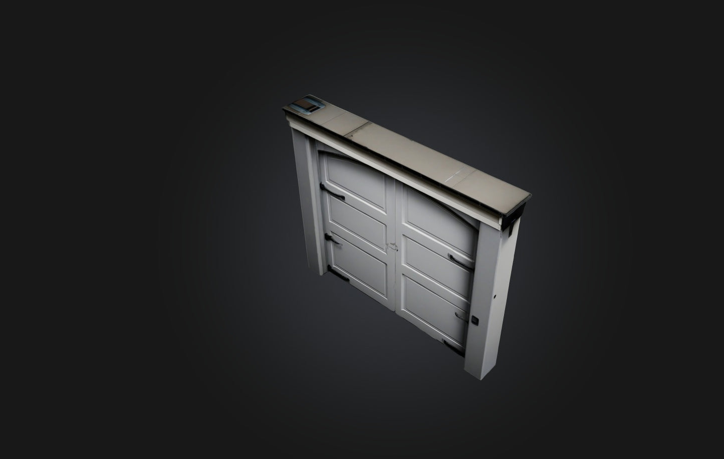 3D model Realistic Garage Door VR / AR / low-poly