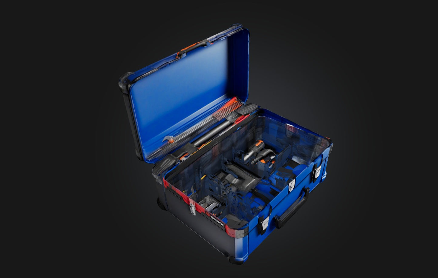 3D model Realistic Toolbox VR / AR / low-poly