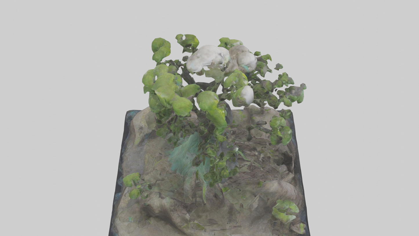 3D model Rebirth of the Earth Statue model VR / AR / low-poly