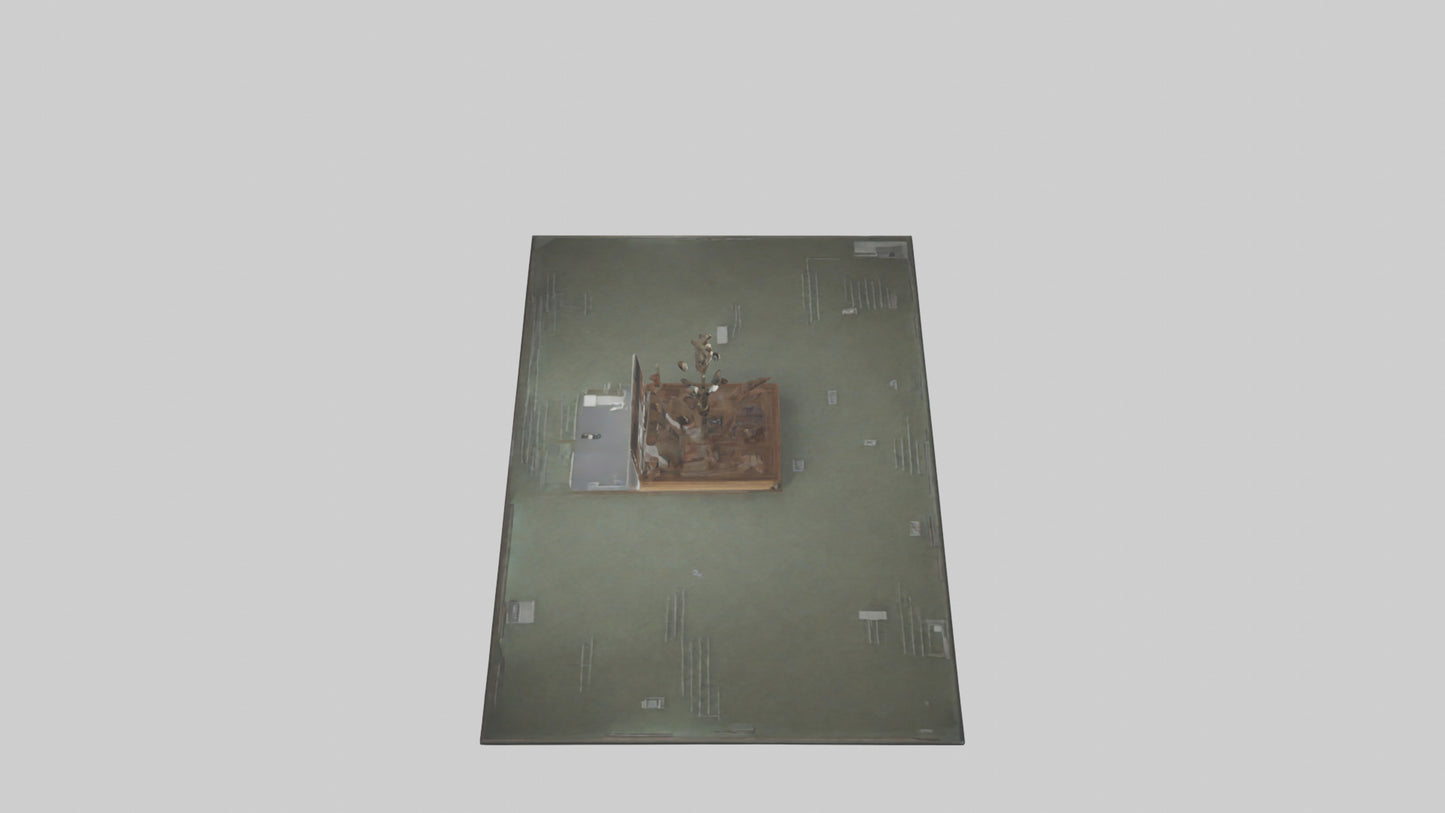 3D model Retreat Room VR / AR / low-poly