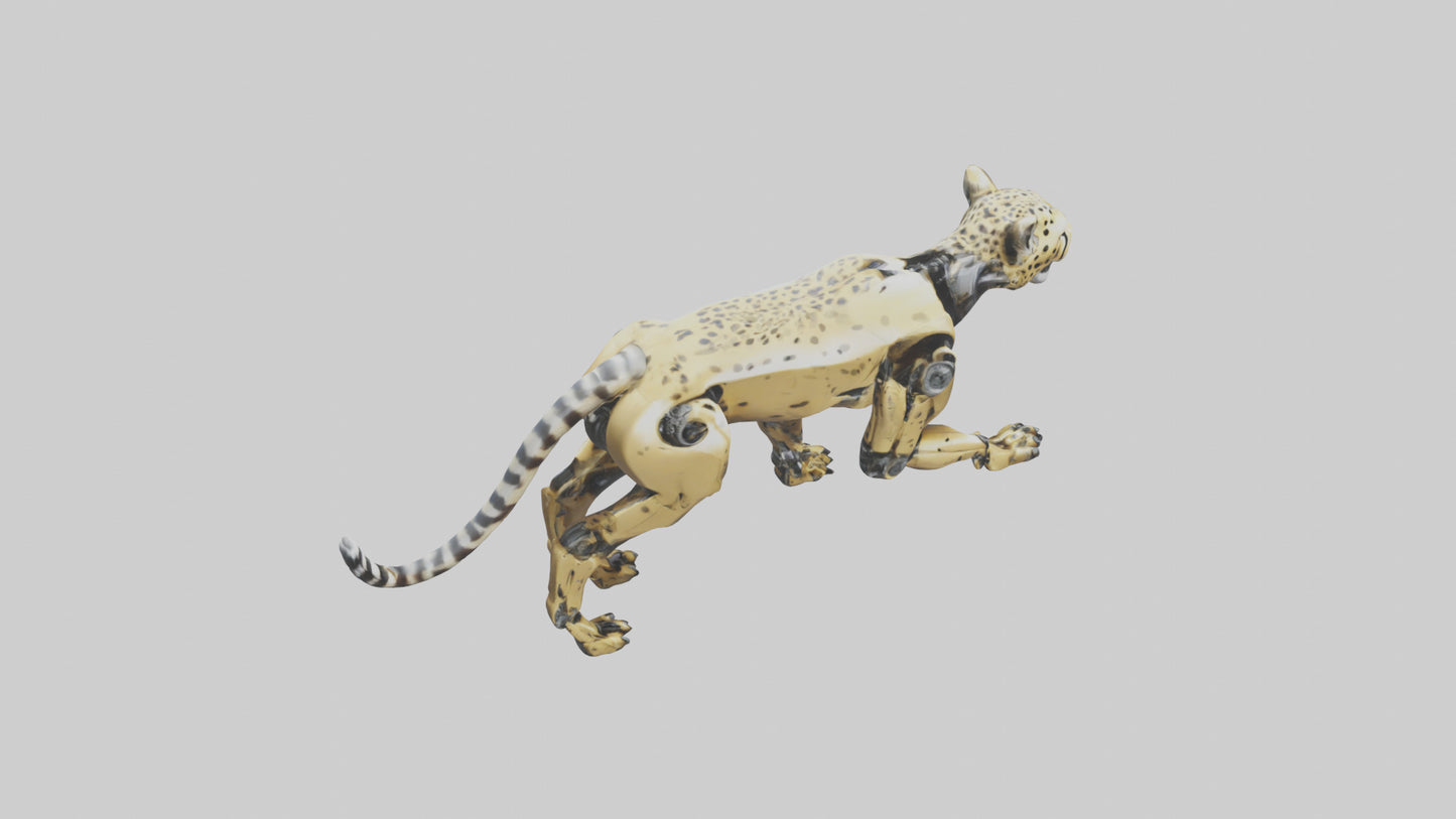 Robot version of a robot cheetah model 3D model