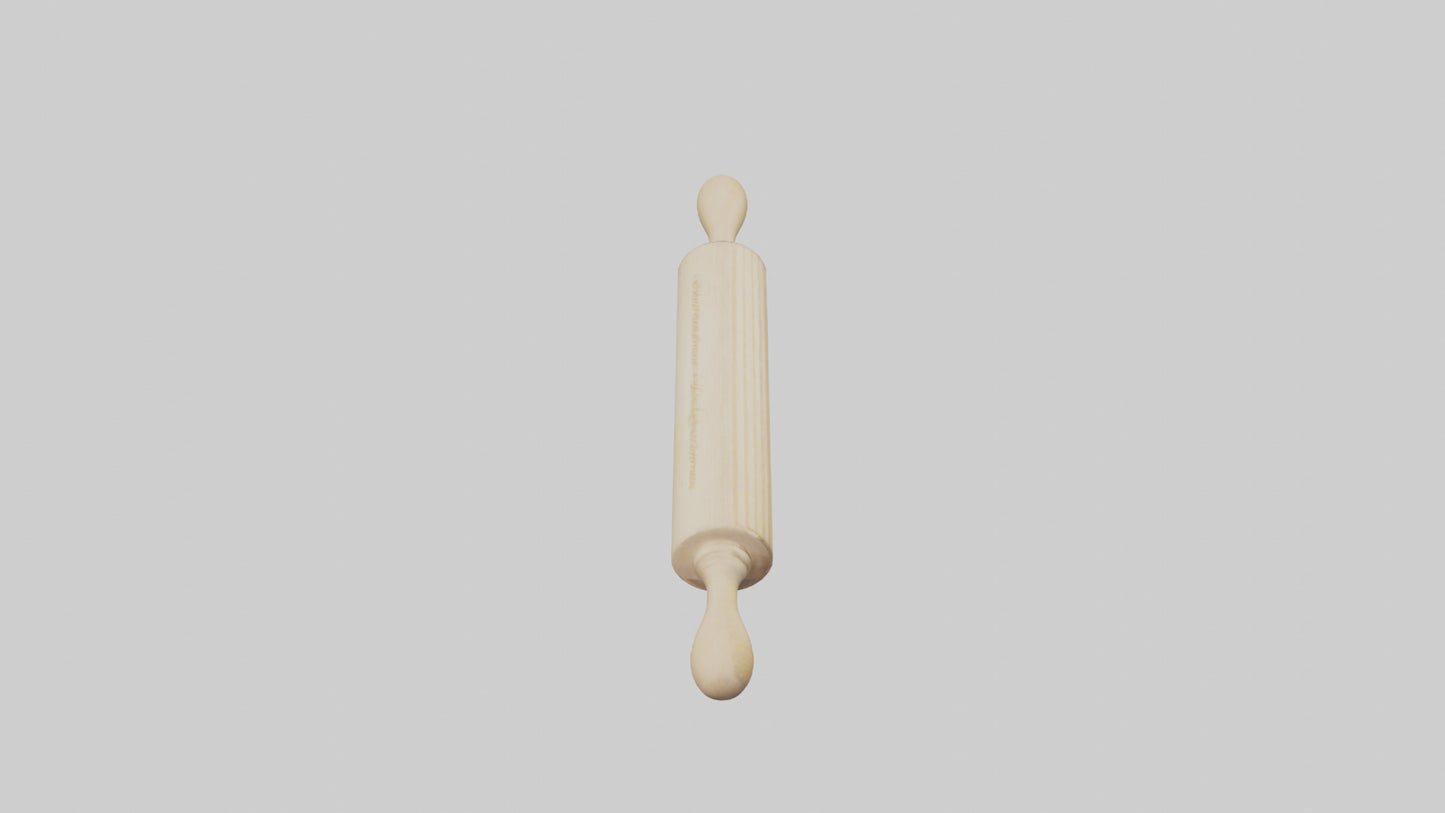 Rolling Pin model VR / AR / low-poly