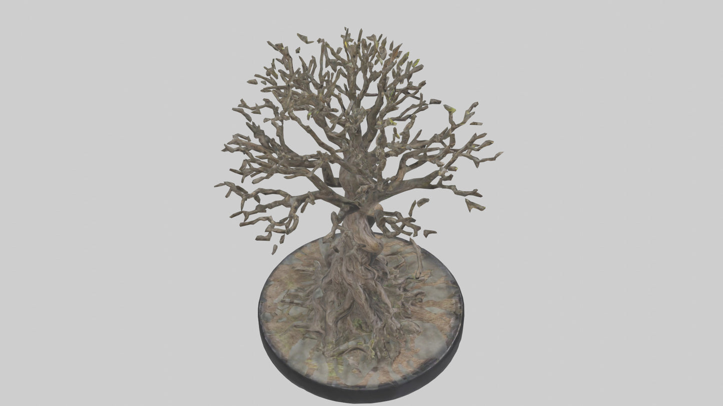 3D model Roots in Motion statue model VR / AR / low-poly