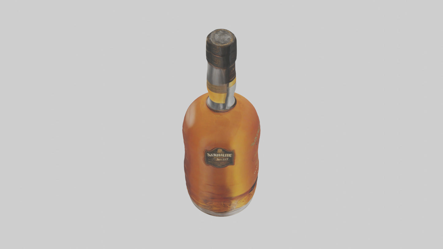 Scotch whiskey model 3D model