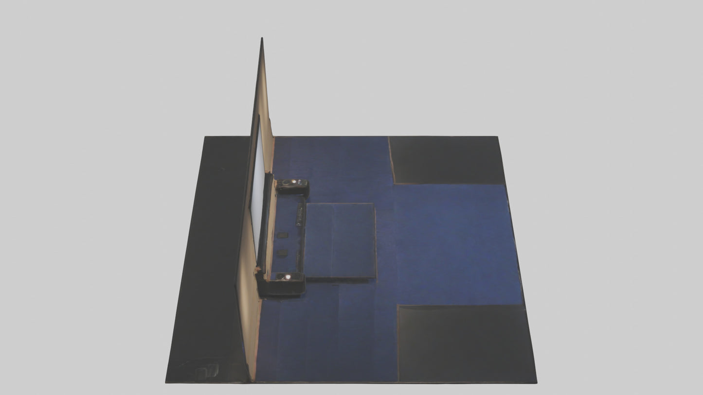 3D model Screening Room VR / AR / low-poly