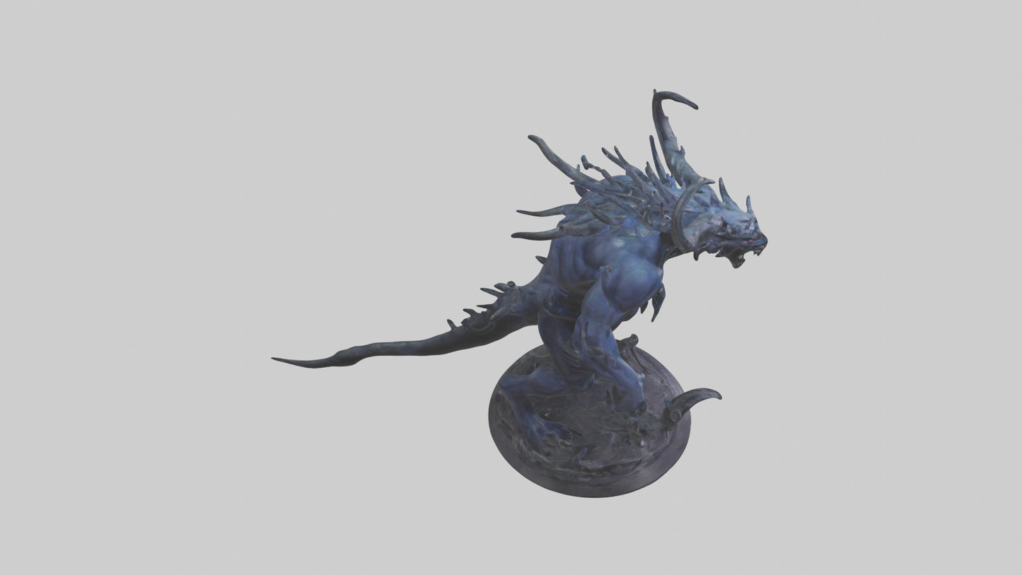 Shadow Beast statue model 3D model