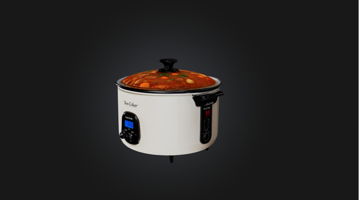 3D model Slow cooker VR / AR / low-poly