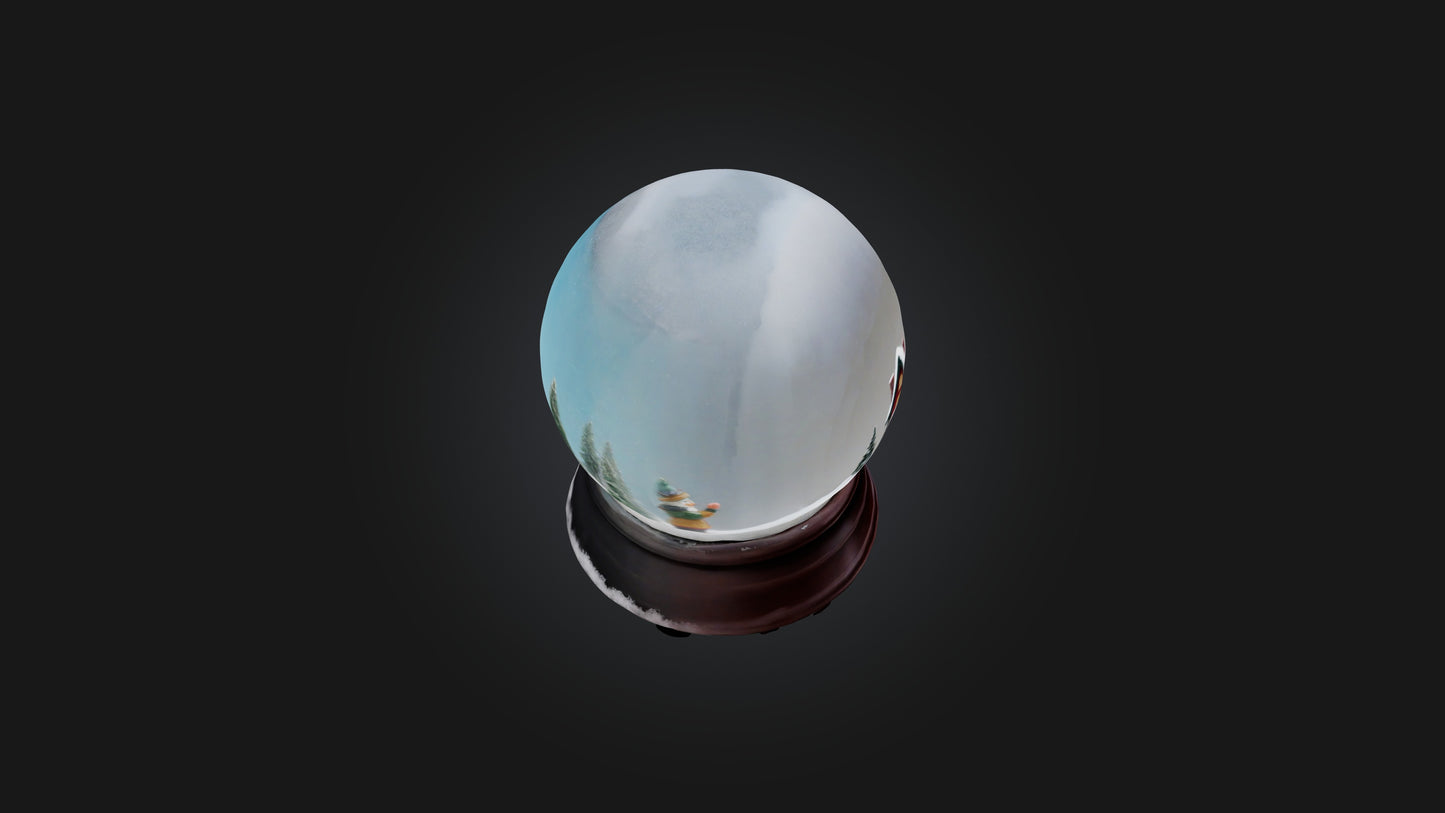 snow globe 3D model