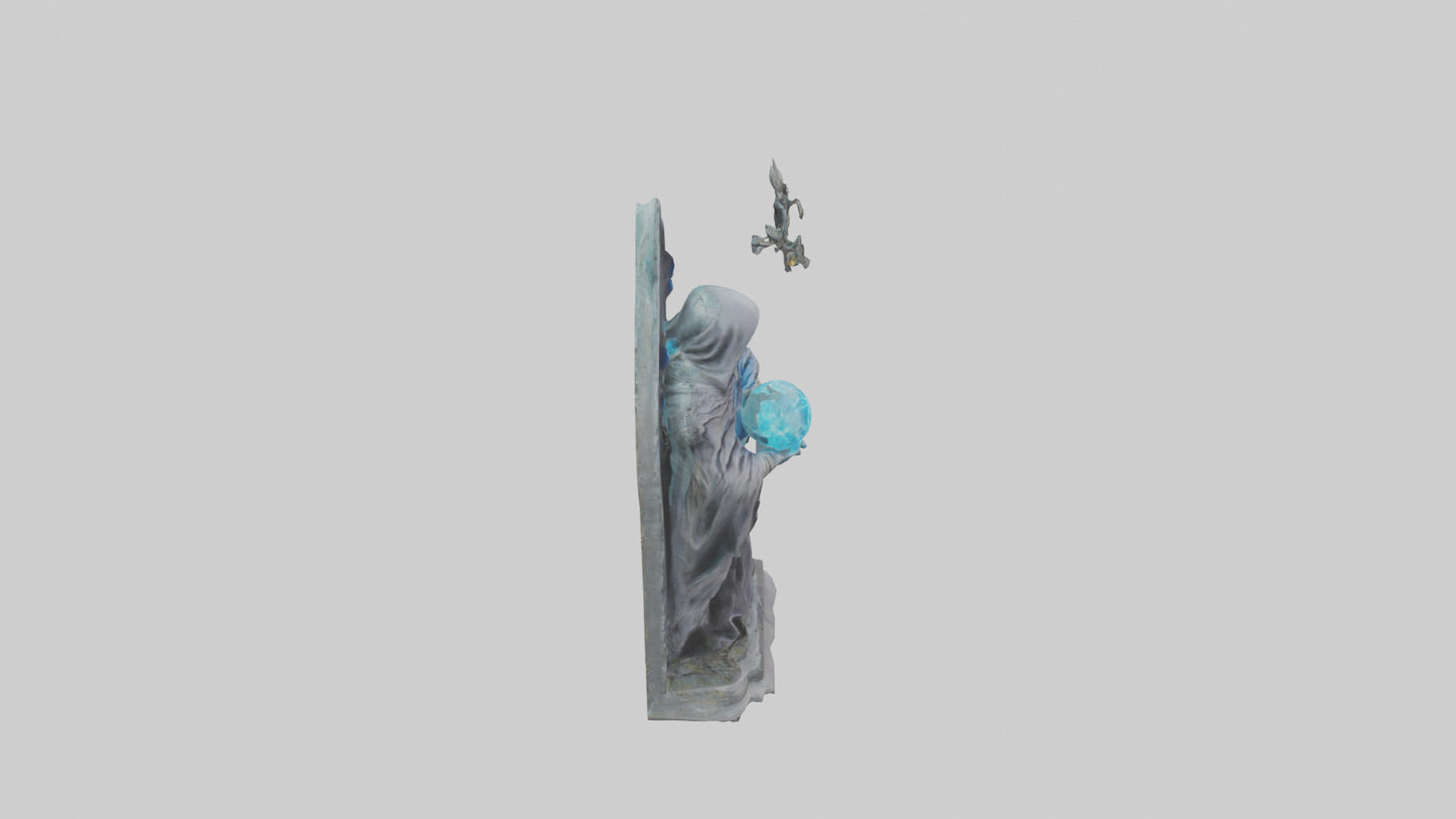 Sorcerers Vision statue model 3D model
