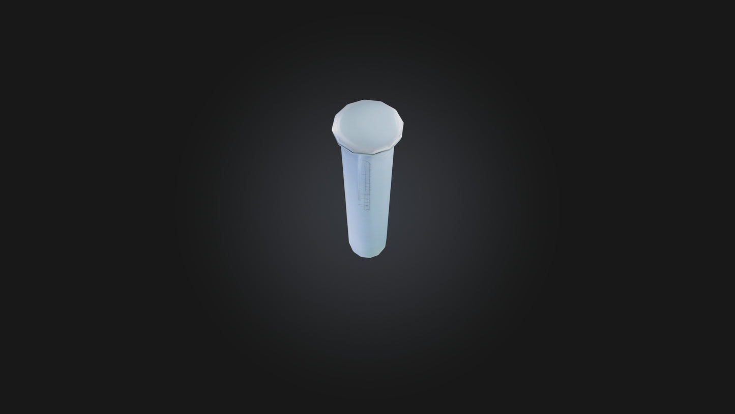 test tube 3D model