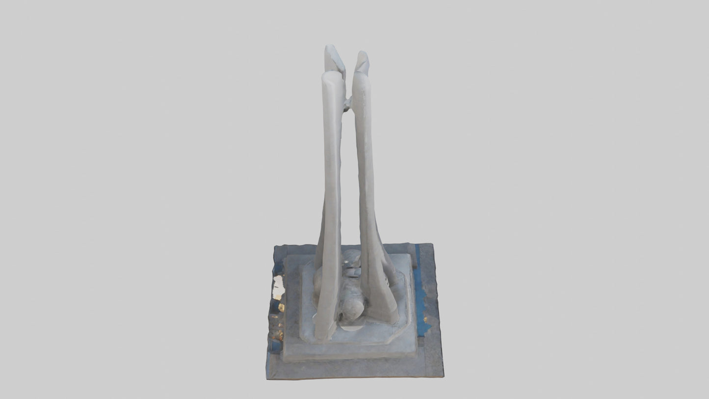 The Dawn of a New Era monument model 3D model