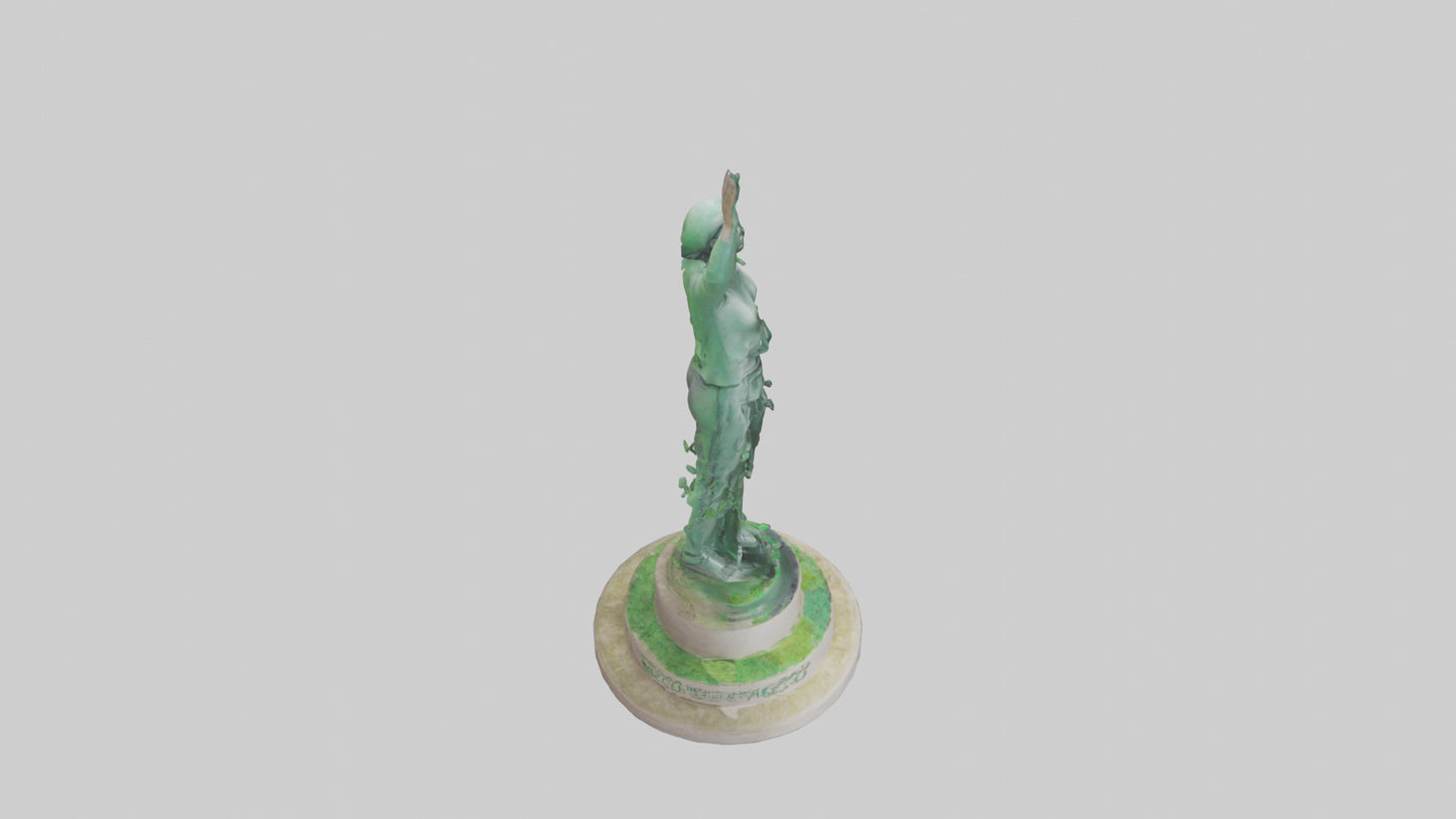 The Eco Revolution Statue model 3D model