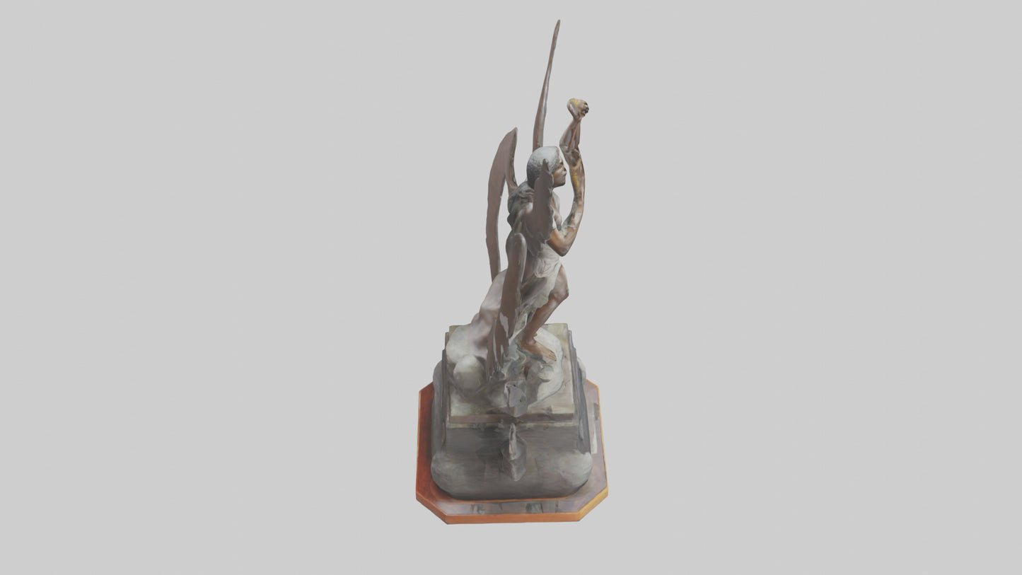 The Journey to Emancipation statue model 3D model