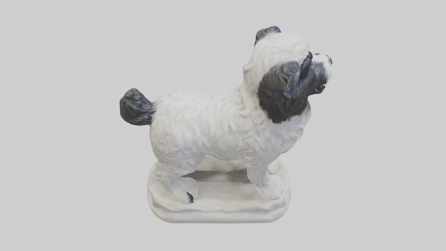 Tibetan Terrier statue model 3D model
