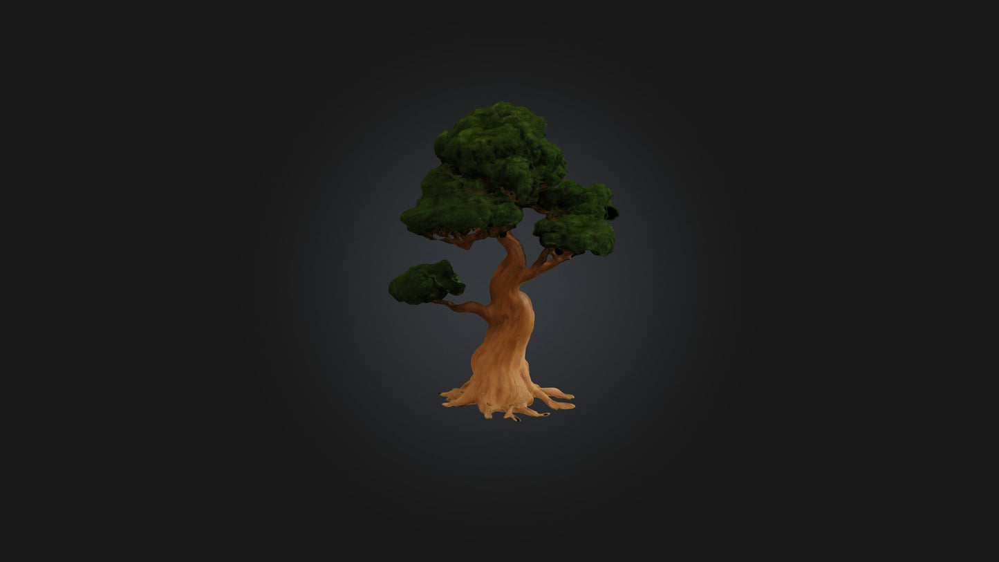 3D model Yew Tree Model VR / AR / low-poly