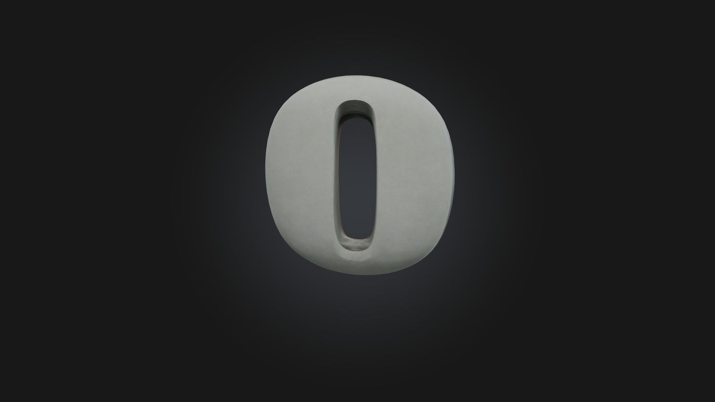 3D model 0 ZERO MODEL VR / AR / low-poly