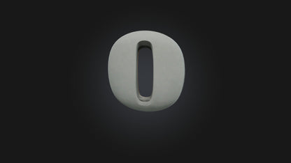 3D model 0 ZERO MODEL VR / AR / low-poly